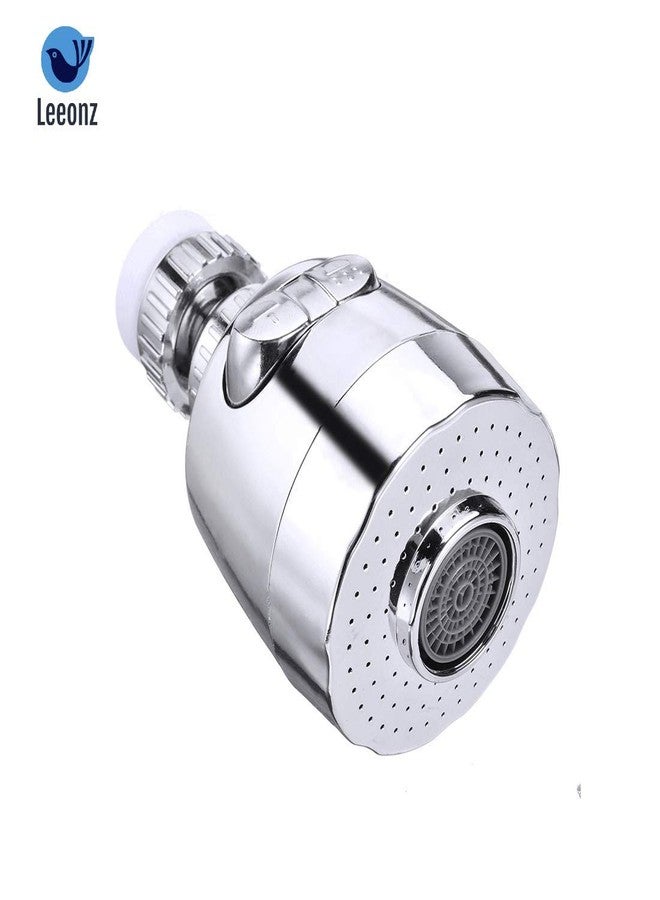 Leeonz Faucet Shower Can Rotate 360 Degrees Water Saving Kitchen Strainer Two Stage Mode Press Button Suitable for preventing Splashing Wash Basin Bathroom (Short) - Image 2